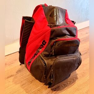 DeMarini Voodoo Rebirth Baseball/Softball Bat Backpack/Bag - Red & Black